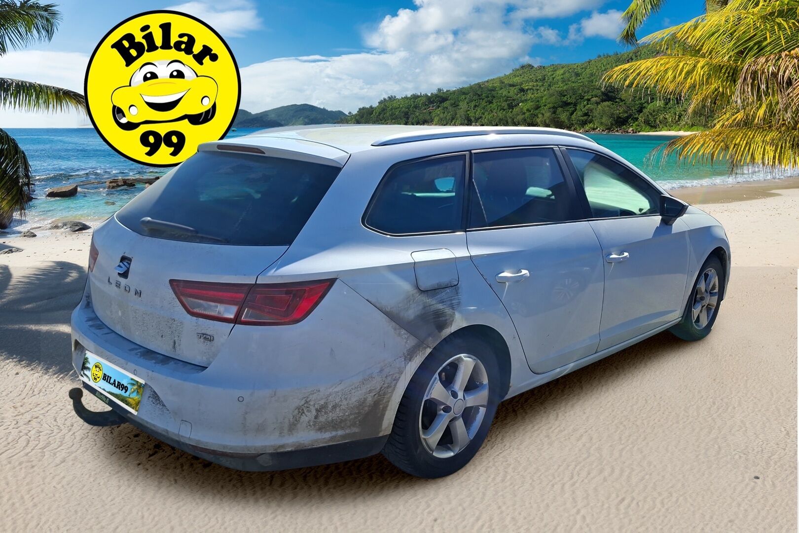 Seat Leon ST 2016 1,6 TDI 105 Style DSG / *Webasto* / *Vetokoukku* / *LED* - HULLUT AVAJAISHULINAT KORKOTARJOUS 3,29 %