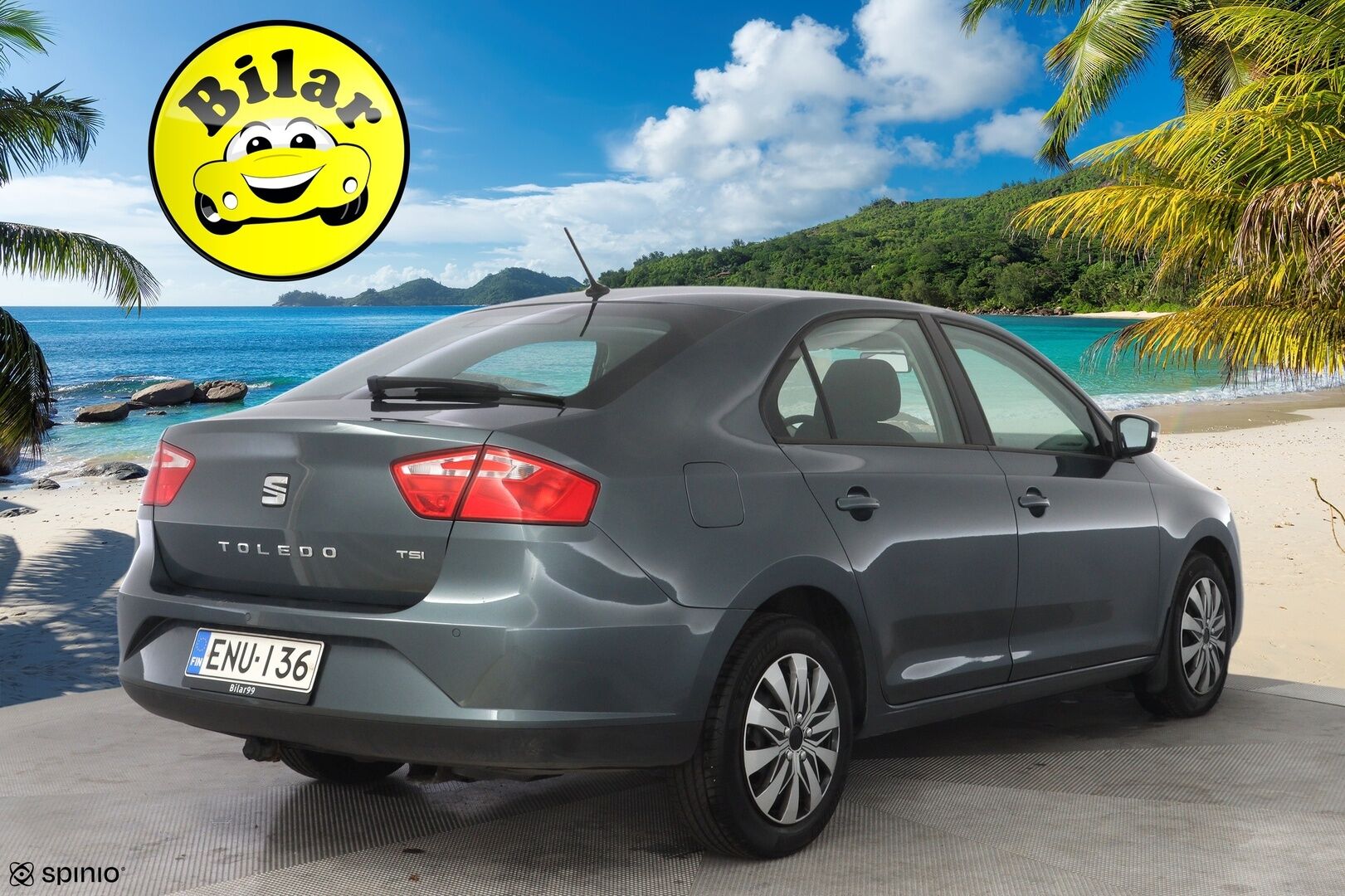 Seat Toledo 2016 1,2 TSI 90 Start&Stop Reference - Lohkolämmitin | HiFi äänentoisto | P-Tutka | Vakionopeudensäädin | Suomi-auto | Viimeisin huolto 159tkm | Jakohihna vaihdettu | Kahdet renkaat