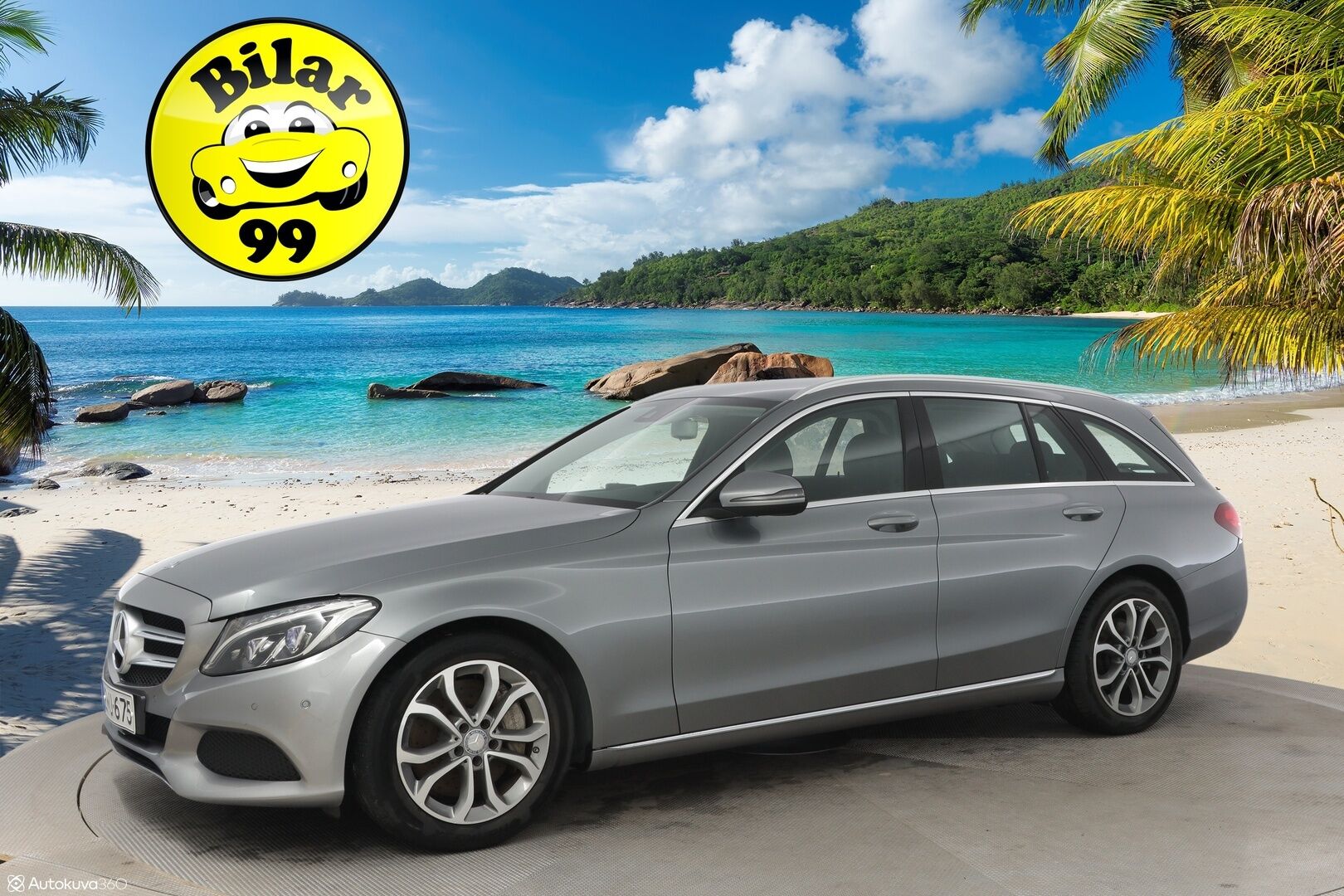 Mercedes-Benz C 2015 350 e T A Premium Business** Navi / Sporttipenkit / Sähköinen takaluukku / Puolinahat** - **Vähän ajettu ja siisti / Kahdet hyvät renkaat alu vanteilla**