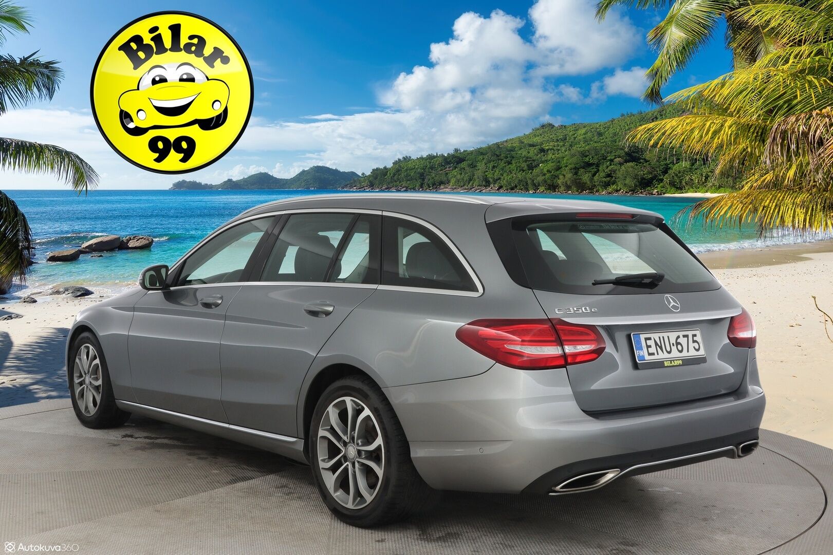 Mercedes-Benz C 2015 350 e T A Premium Business** Navi / Sporttipenkit / Sähköinen takaluukku / Puolinahat** - **Vähän ajettu ja siisti / Kahdet hyvät renkaat alu vanteilla**
