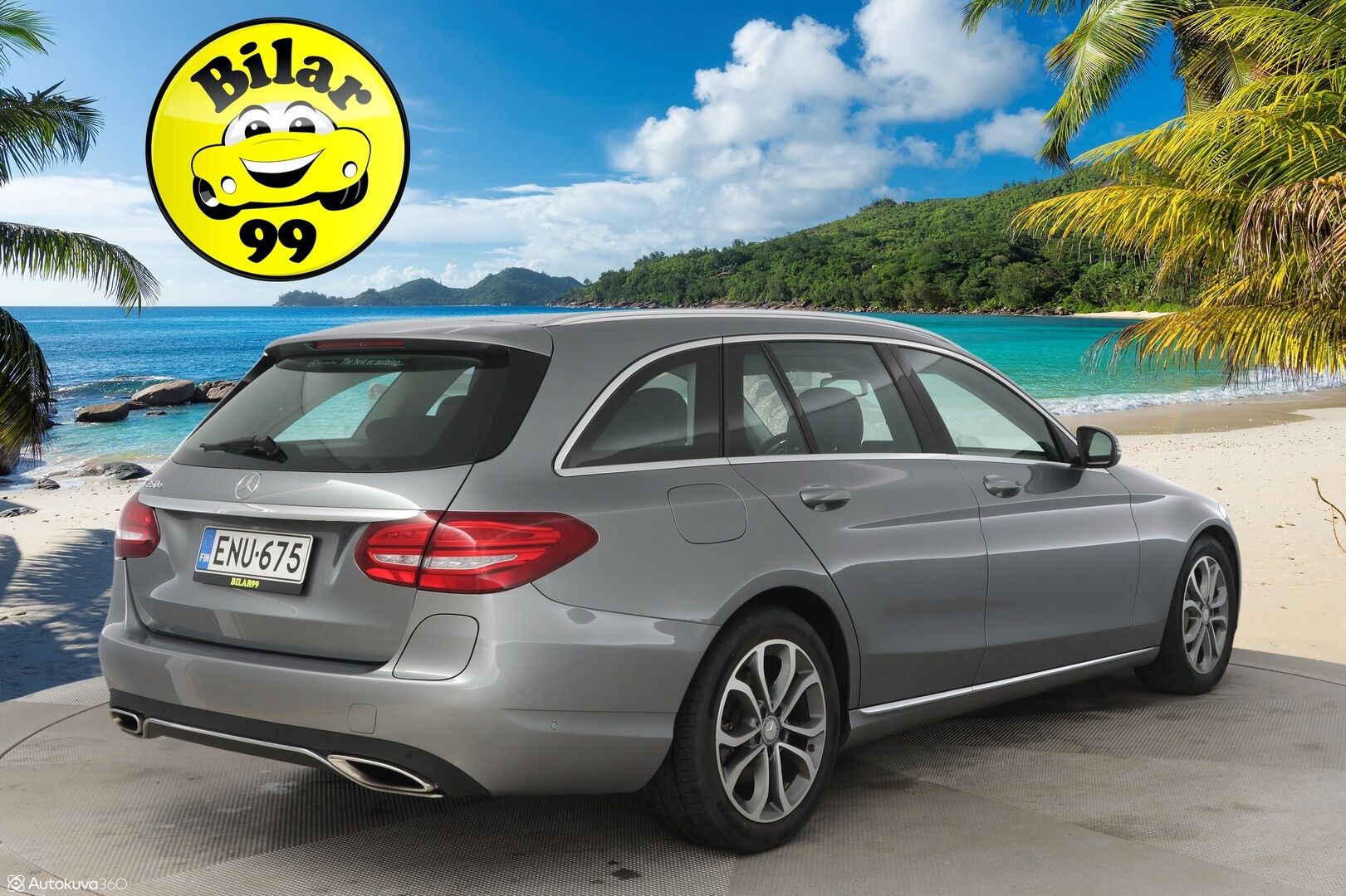 Mercedes-Benz C 2015 350 e T A Premium Business** Navi / Sporttipenkit / Sähköinen takaluukku / Puolinahat** - **Vähän ajettu ja siisti / Kahdet hyvät renkaat alu vanteilla**