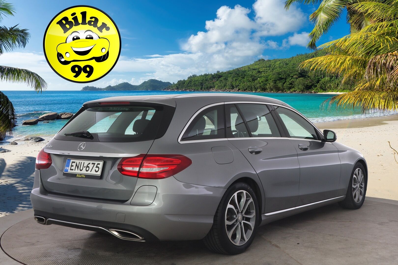 Mercedes-Benz C 2016 350 e T A Premium Business** Navi / Sporttipenkit / Sähköinen takaluukku / Puolinahat** - *Vähän ajettu / Kahdet hyvät renkaat aluvanteilla*