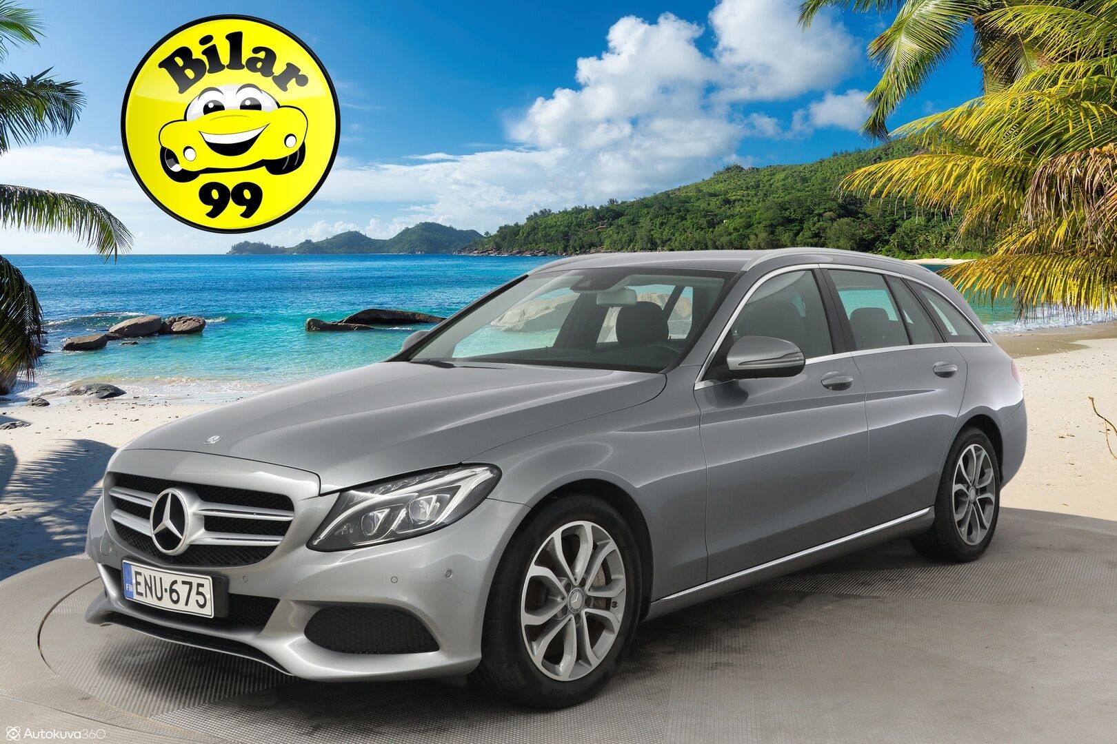 Mercedes-Benz C 2015 350 e T A Premium Business** Navi / Sporttipenkit / Sähköinen takaluukku / Puolinahat** - **Vähän ajettu ja siisti / Kahdet hyvät renkaat alu vanteilla**