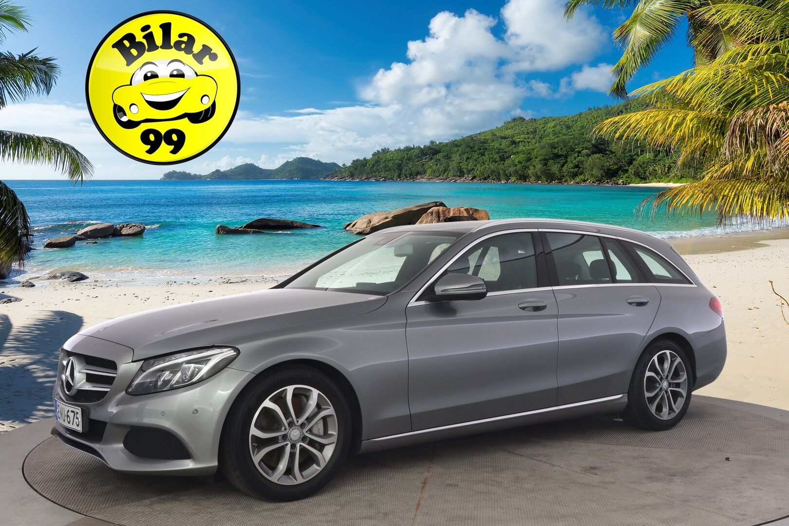 Mercedes-Benz C 2016 350 e T A Premium Business** Navi / Sporttipenkit / Sähköinen takaluukku / Puolinahat** - *Vähän ajettu / Kahdet hyvät renkaat aluvanteilla*