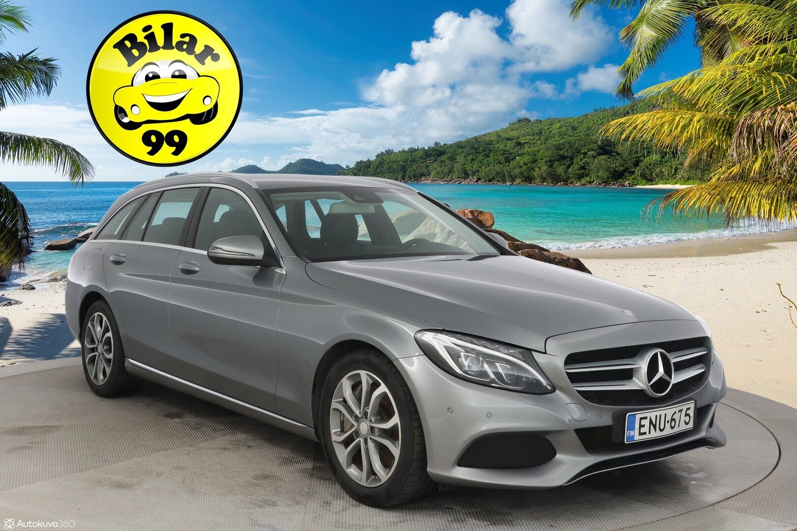 Mercedes-Benz C 2015 350 e T A Premium Business** Navi / Sporttipenkit / Sähköinen takaluukku / Puolinahat** - **Vähän ajettu ja siisti / Kahdet hyvät renkaat alu vanteilla**