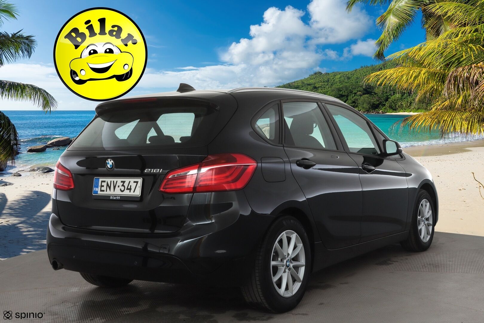 BMW 218 2016 F45 Active Tourer 218i A Business - | LED | P.tutkat | Vakkari | Lohko&Sisätilanlämmitin | Bluetooth | Suomi-auto | Kahdet renkaat | Merkkihuollot | 
