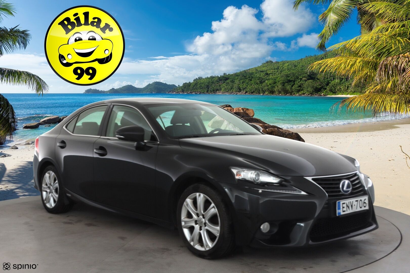 Lexus IS 2014 300h Comfort * Vakkari / P.Kamera / Puolinahat / Navi / Xenon / Bluetooth / Autom.ilmastointi * - Kahdet renkaat aluvanteilla - HULLUT AVAJAISHULINAT KORKOTARJOUS 3,29 %