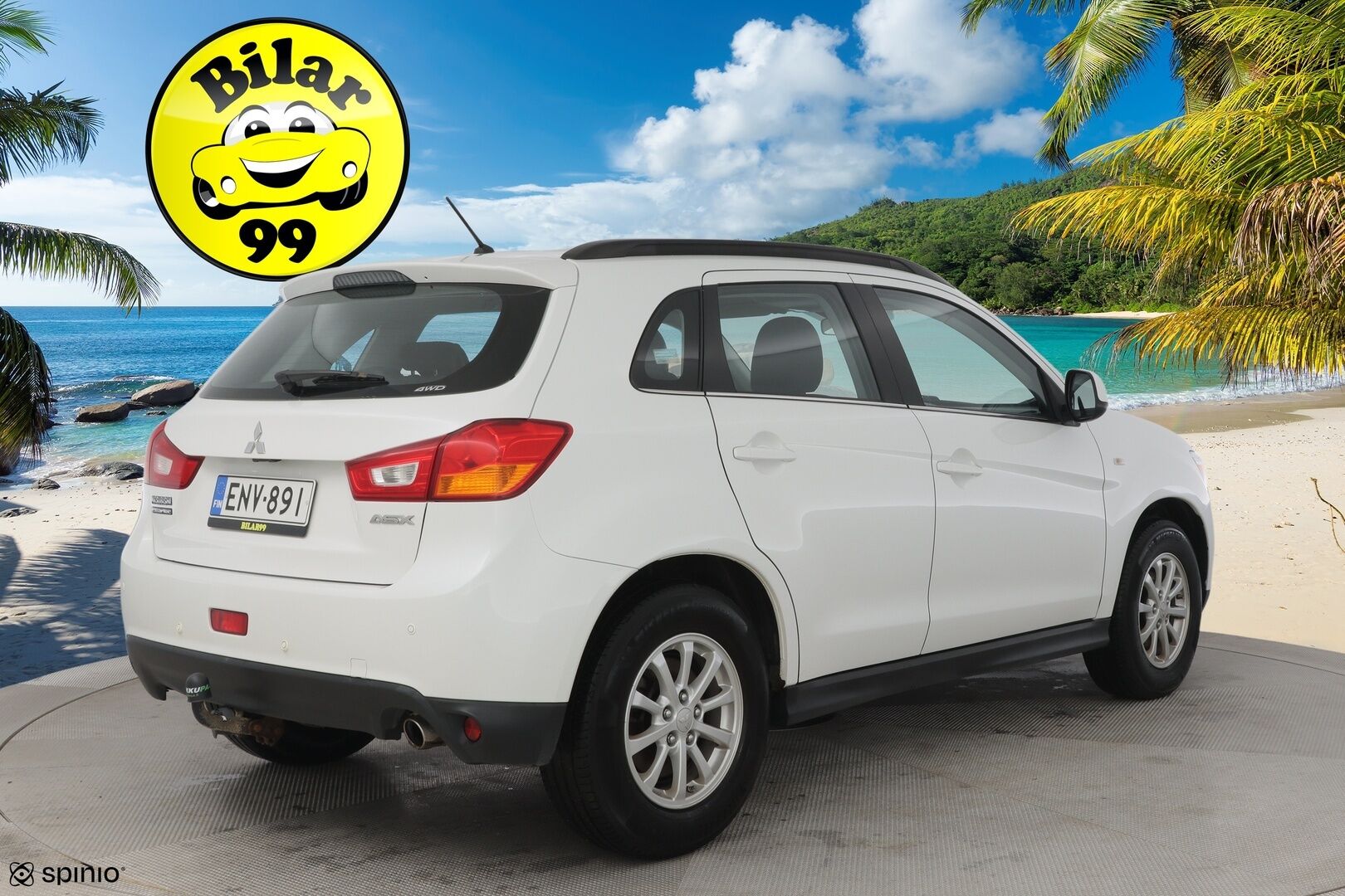 Mitsubishi ASX 2016 1,6 Di-D AS&G Invite 4WD 6MT *Suomi-auto / Tutkat takana / Vetokoukku / Webasto kellolla* - *Kattavasti huollettu / Siisti kuntoinen / 2x renkaat alumiinivantein*