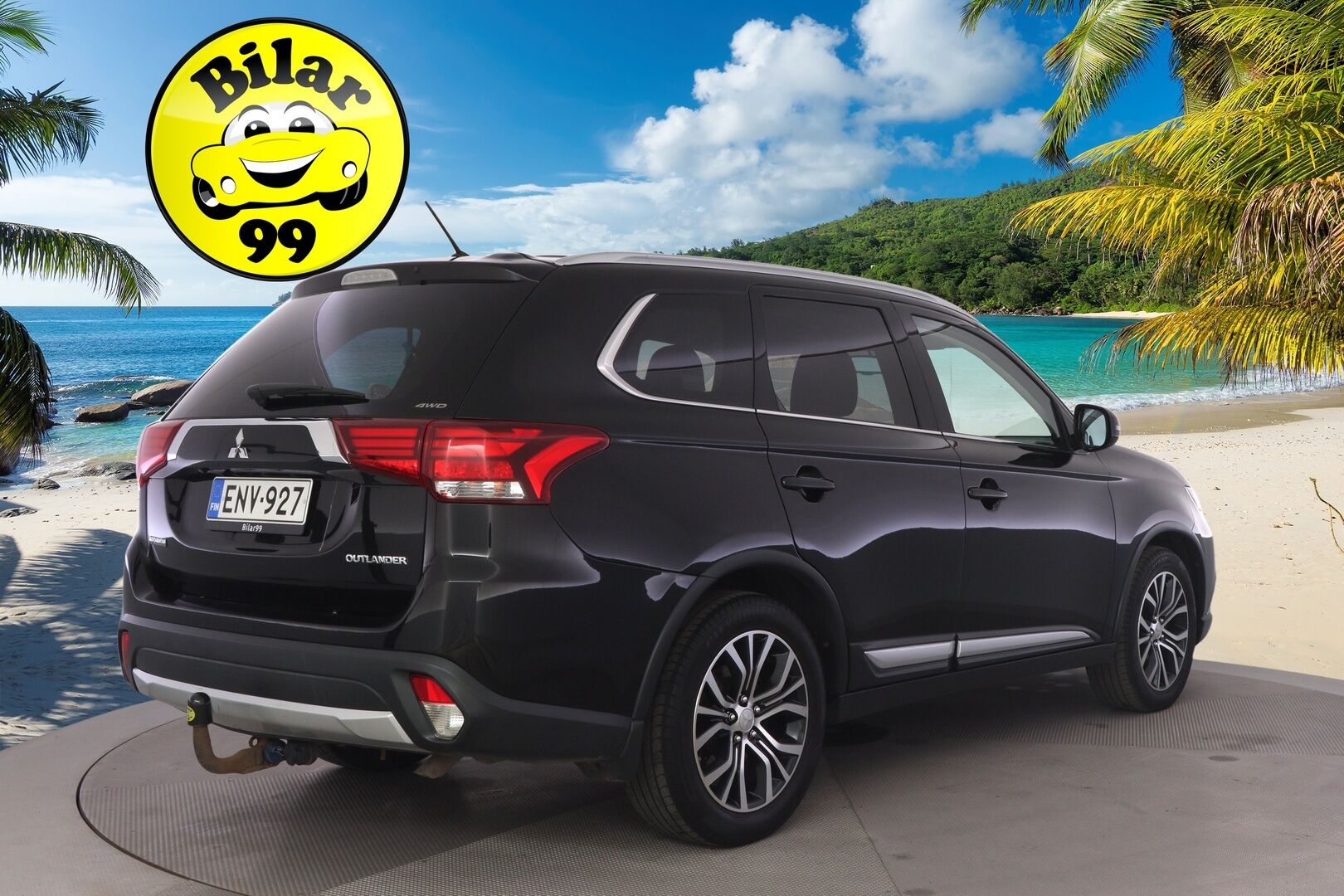 Mitsubishi Outlander 2016 2,2 DI-D Instyle NAVI AT 4WD * 7-paikkainen / P.Kamera / Keyless / Koukku * - HULLUT AVAJAISHULINAT KORKOTARJOUS 3,29 %