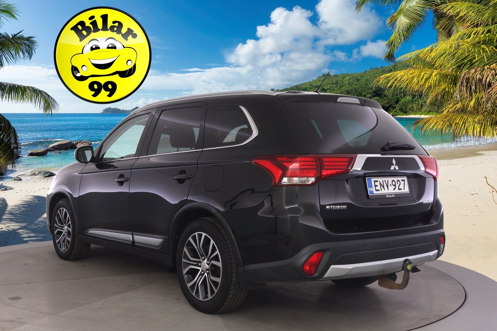 Mitsubishi Outlander 2016 2,2 DI-D Instyle NAVI AT 4WD * 7-paikkainen / P.Kamera / Keyless / Koukku * - HULLUT AVAJAISHULINAT KORKOTARJOUS 3,29 %