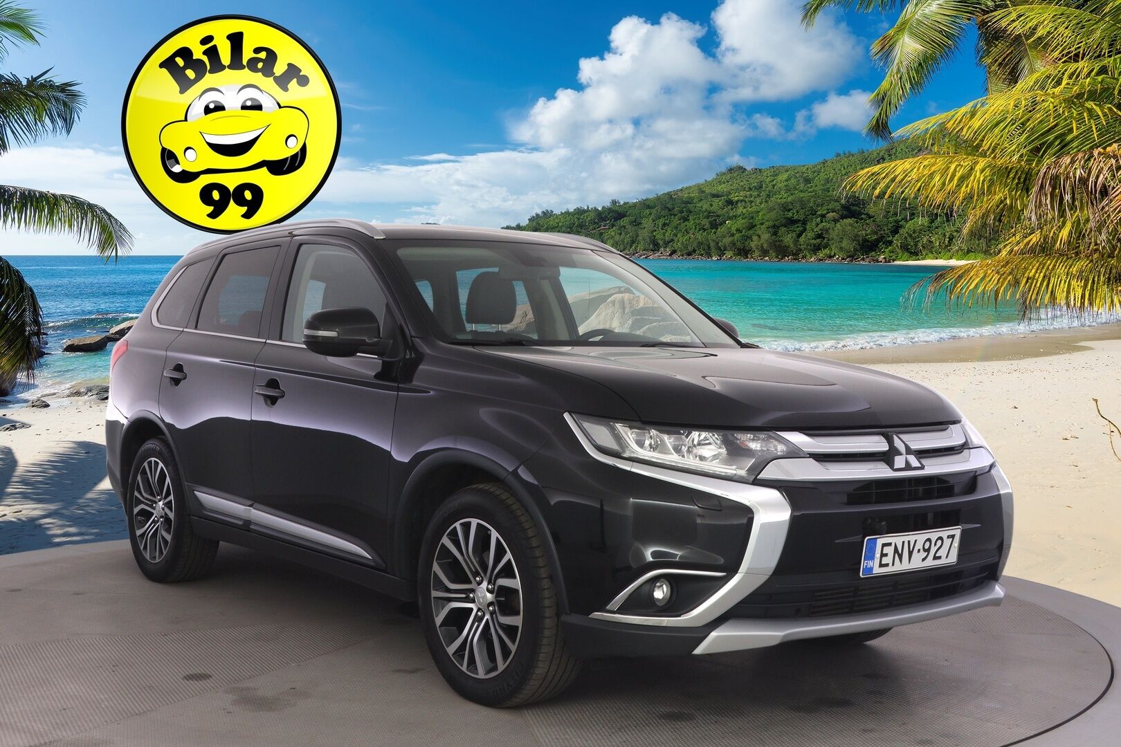 Mitsubishi Outlander 2016 2,2 DI-D Instyle NAVI AT 4WD * 7-paikkainen / P.Kamera / Keyless / Koukku * - HULLUT AVAJAISHULINAT KORKOTARJOUS 3,29 %