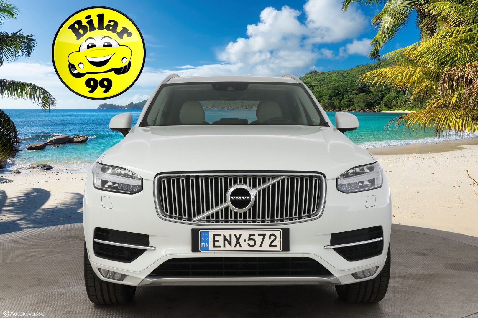 Volvo XC90 2016 D5 AWD Inscription aut - 3,99 % KORKOTARJOUS TÄHÄN AUTOON - Suomiauto / Webasto / Adapt.Vakkari / 7P / Peruutuskamera / Vetokoukku / Vaaleat Muistinahat / Full LED / Huippuvarusteet!