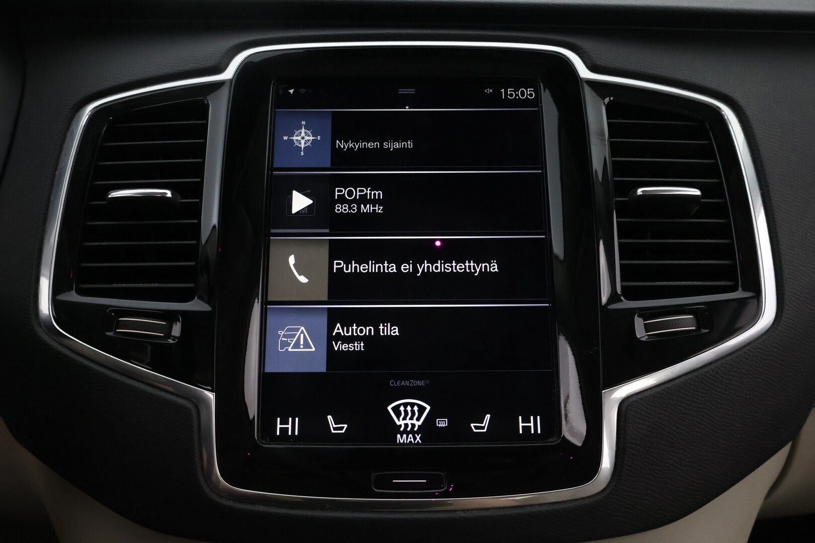 Volvo XC90 2016 D5 AWD Inscription aut - 3,99 % KORKOTARJOUS TÄHÄN AUTOON - Suomiauto / Webasto / Adapt.Vakkari / 7P / Peruutuskamera / Vetokoukku / Vaaleat Muistinahat / Full LED / Huippuvarusteet!