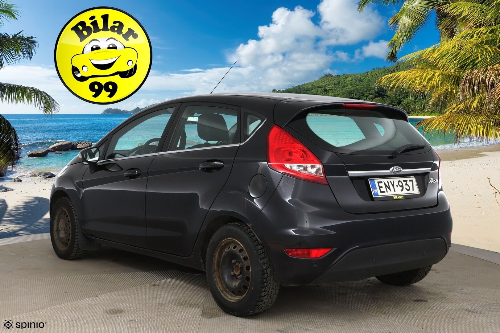 Ford Fiesta 2011 1,6 TDCi 95 hv DPF Titanium M5 5-ov / Lämm. Tuulilasi / Lohko / Tutkat / - YritysOutlet - Myydään vain yrityksille - Huoltokirja + Juuri huollettu! / Suomi-auto / 2x Vanteet