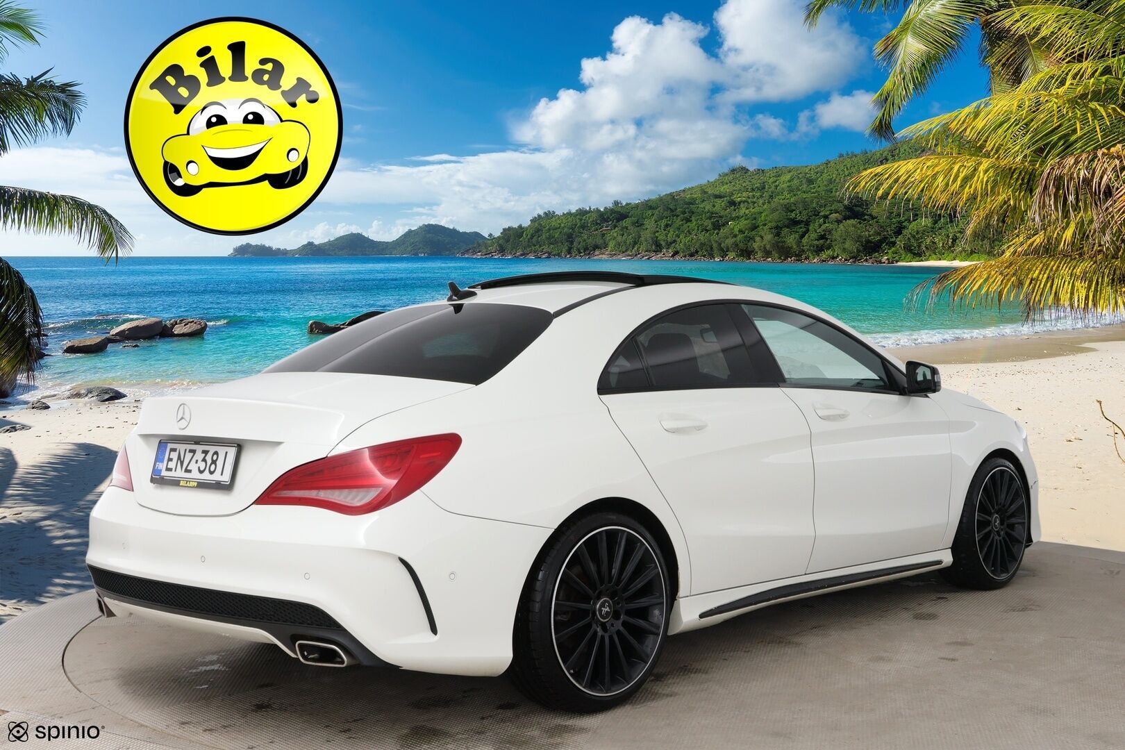 Mercedes-Benz CLA 2014 200 BE A Premium Business AMG - | Suomi-auto | Panorama | Vakkari | Bi-Xenon | Lohko+sisäp. | Nahka-alcantara | 2x renkaat&vanteet | Night-paketti | AMG ulko- ja sisäpaketit |