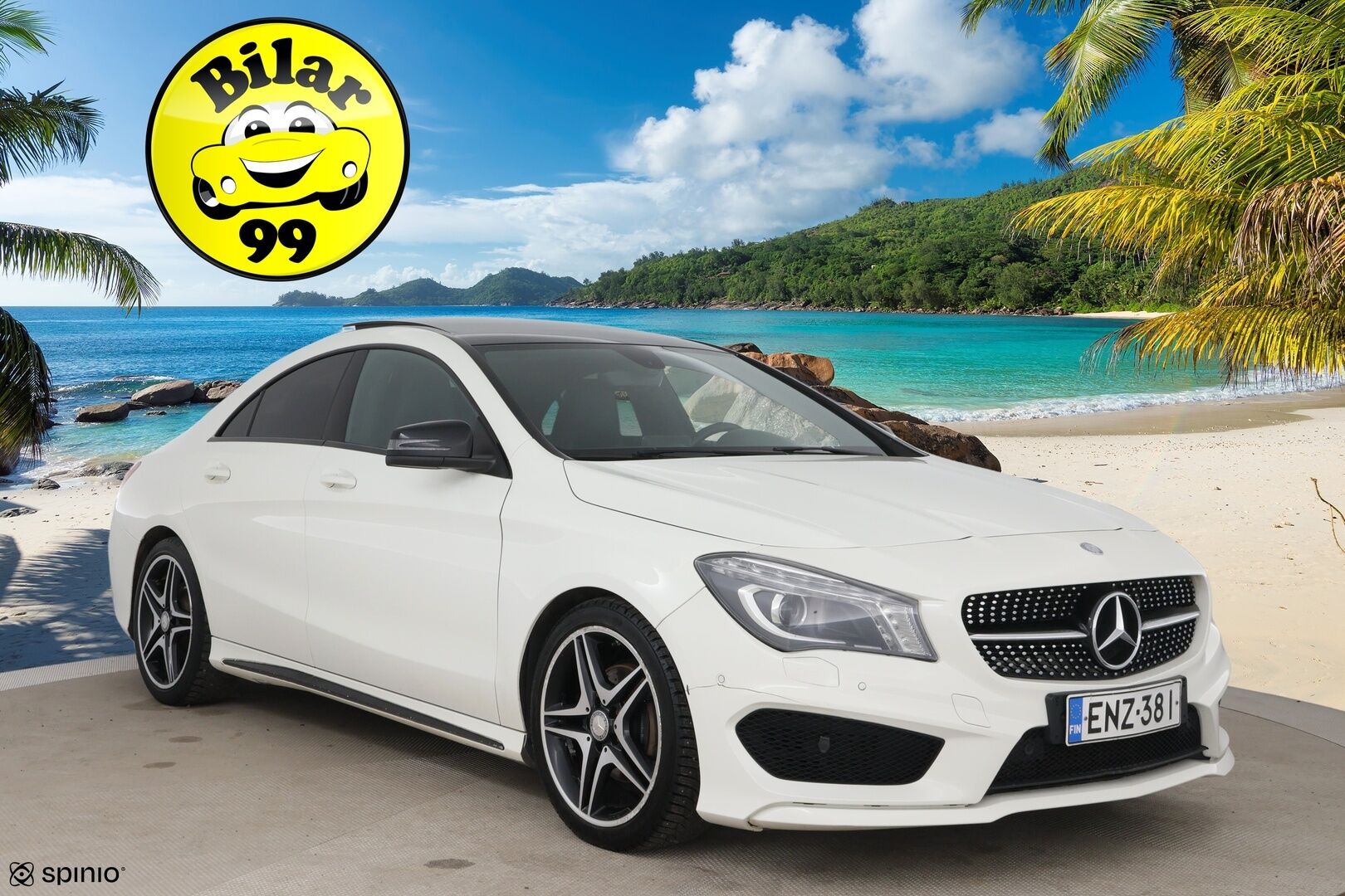 Mercedes-Benz CLA 2014 200 BE A Premium Business AMG * Suomi-auto / Panorama / Vakkari / Bi-Xenon / Lohko+sisäp. / Nahka-alcantara * - 2x renkaat&vanteet / Night-paketti / AMG ulko- ja sisäpaketit / Siisti