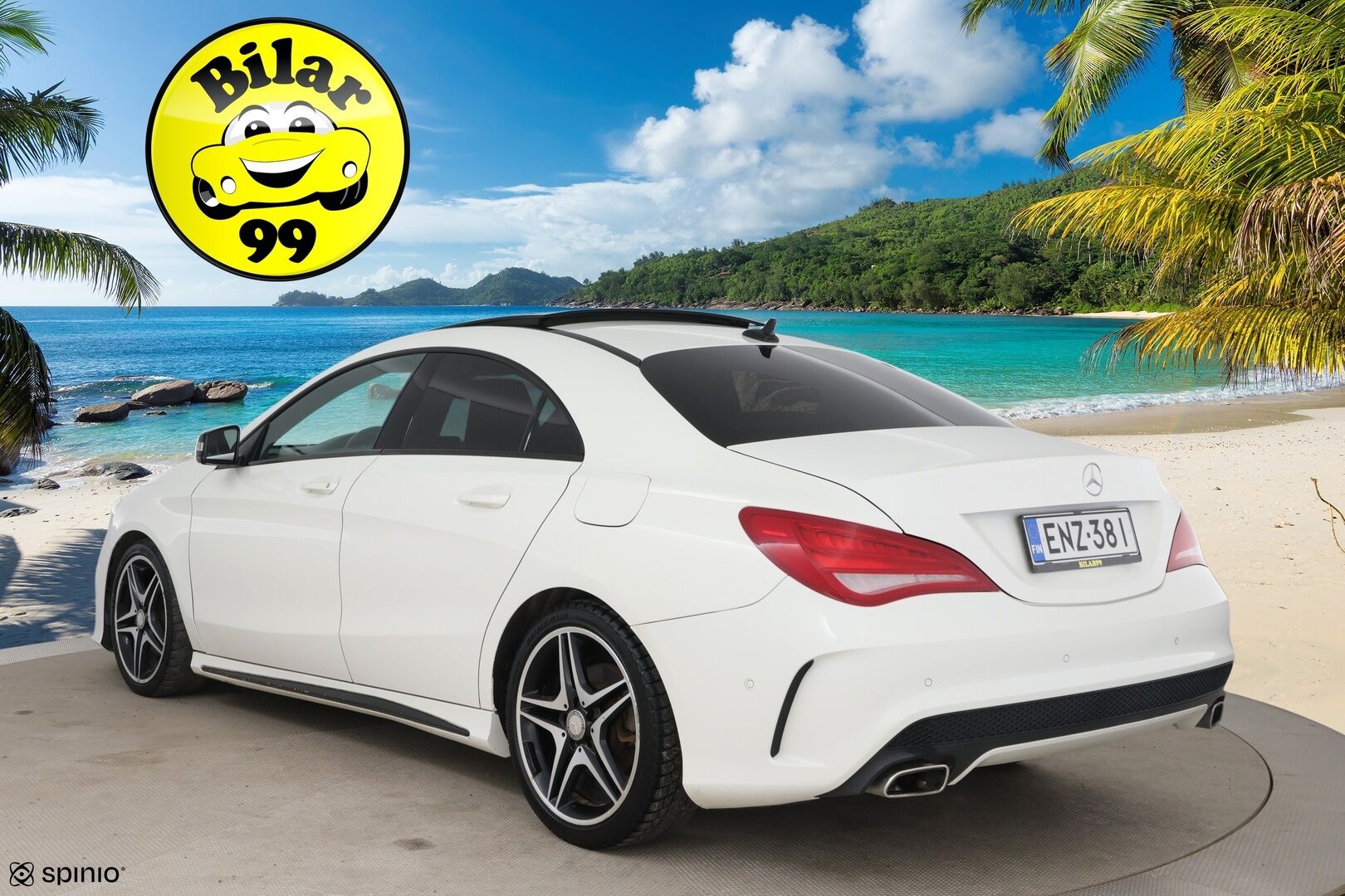 Mercedes-Benz CLA 2014 200 BE A Premium Business AMG * Suomi-auto / Panorama / Vakkari / Bi-Xenon / Lohko+sisäp. / Nahka-alcantara * - 2x renkaat&vanteet / Night-paketti / AMG ulko- ja sisäpaketit / Siisti