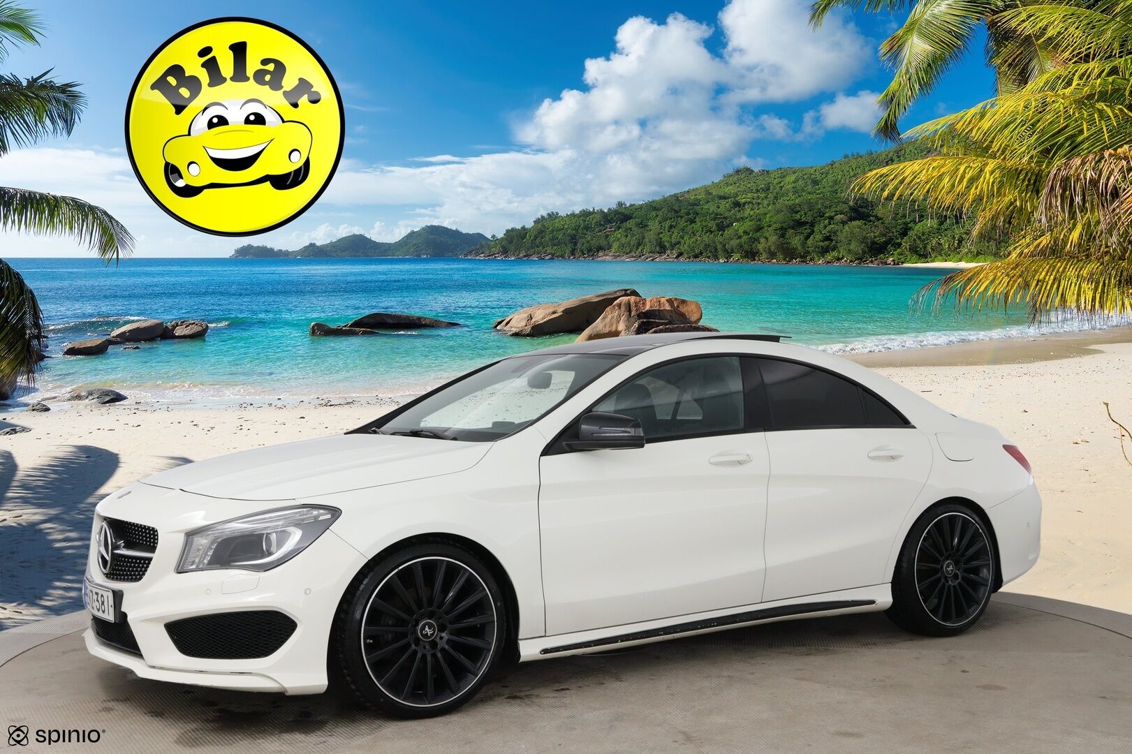 Mercedes-Benz CLA 2014 200 BE A Premium Business AMG - | Suomi-auto | Panorama | Vakkari | Bi-Xenon | Lohko+sisäp. | Nahka-alcantara | 2x renkaat&vanteet | Night-paketti | AMG ulko- ja sisäpaketit |