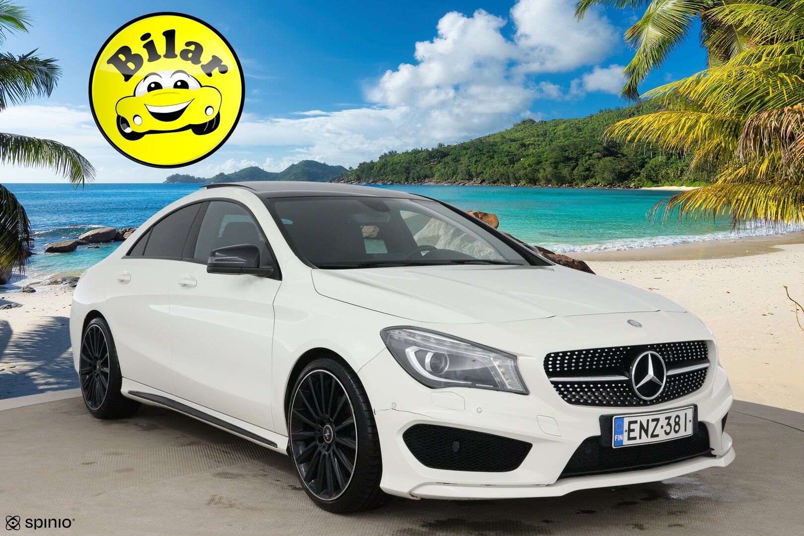 Mercedes-Benz CLA 2014 200 BE A Premium Business AMG - | Suomi-auto | Panorama | Vakkari | Bi-Xenon | Lohko+sisäp. | Nahka-alcantara | 2x renkaat&vanteet | Night-paketti | AMG ulko- ja sisäpaketit |