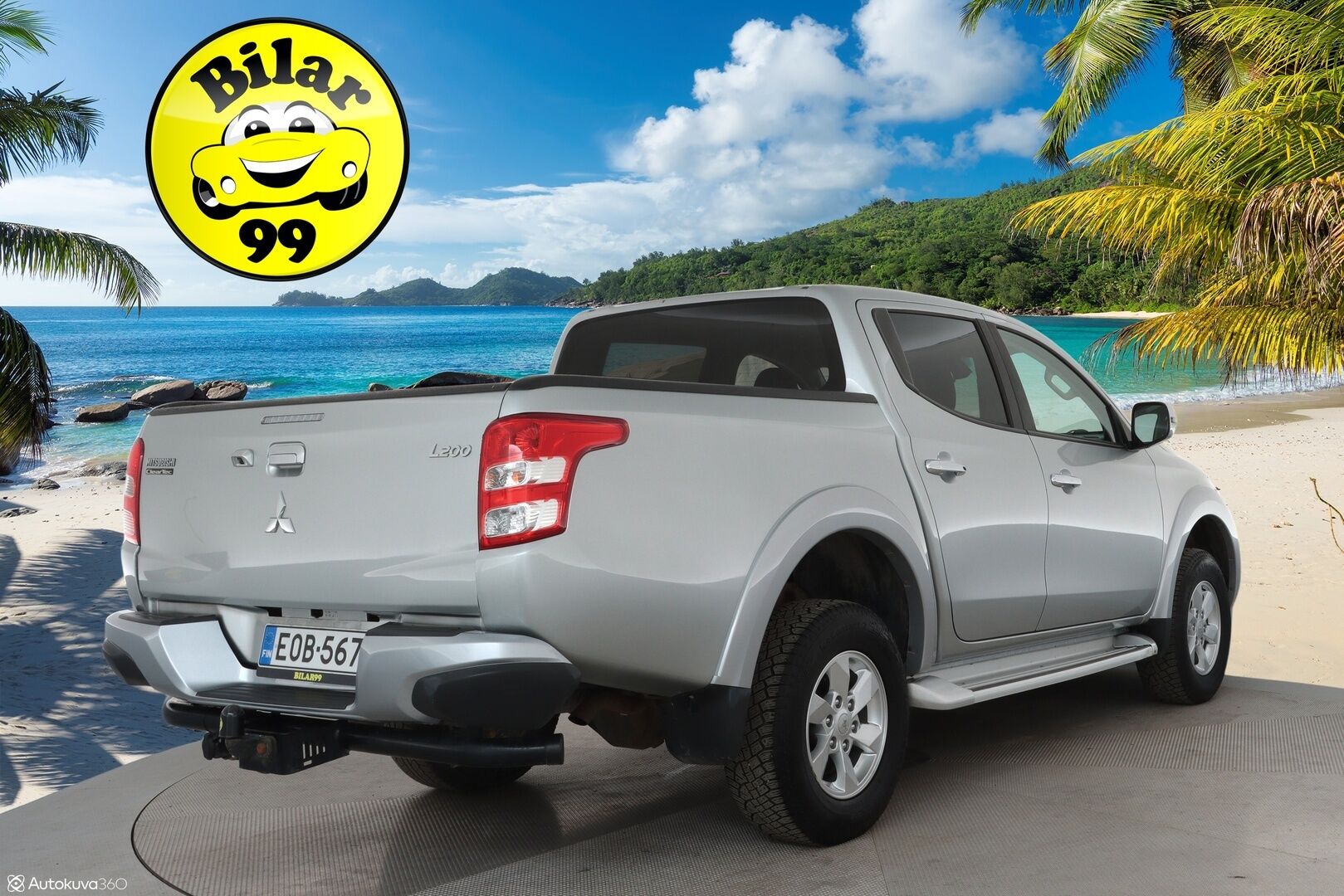 Mitsubishi L200 2018 Double Cab 2,4 DI-D Magnum MT 2-paikkainen - 3,99 % KORKOTARJOUS TÄHÄN AUTOON - ALV / 1Om Suomiauto / Webasto / Vetokoukku / Peruutuskamera /  Vakkari / Bluetooth / 2x Renkaat!