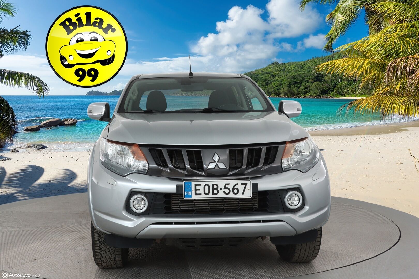 Mitsubishi L200 2018 Double Cab 2,4 DI-D Magnum MT 2-paikkainen - 3,99 % KORKOTARJOUS TÄHÄN AUTOON - ALV / 1Om Suomiauto / Webasto / Vetokoukku / Peruutuskamera /  Vakkari / Bluetooth / 2x Renkaat!