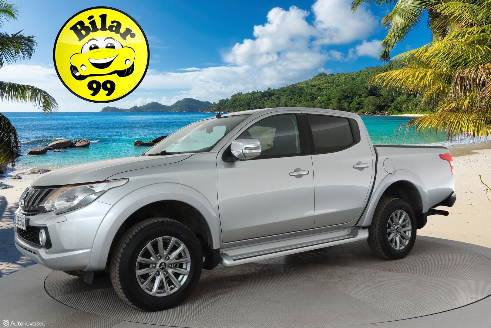 Mitsubishi L200 2018 Double Cab 2,4 DI-D Magnum MT 2-paikkainen - 3,99 % KORKOTARJOUS TÄHÄN AUTOON - ALV / 1Om Suomiauto / Webasto / Vetokoukku / Peruutuskamera /  Vakkari / Bluetooth / 2x Renkaat!