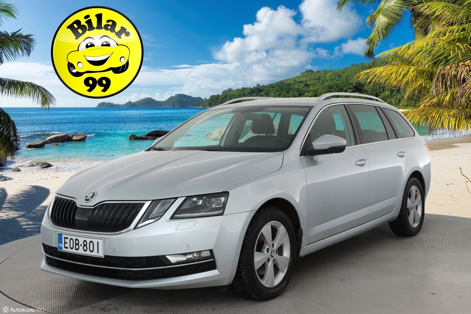 Skoda Octavia 2017 Combi 1,4 TSI Style DSG  **Webasto / Adapt.Vakkari / P.kamera / LED-valot / Katveavustin / Apple&Android / KeylessGO** - Suomi-auto / 2x Renkaat