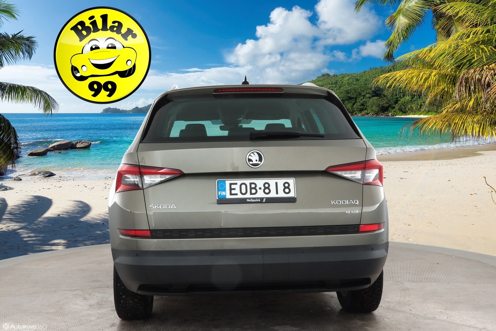 Skoda Kodiaq 2017 1,4 TSI 4x4 Style DSG Aut  / Jakohihna 04/25  / Webasto / Muistipenkki / Canton / Koukku / Adapt. vak / Key less / - Huikeat varusteet / Hyvä vetoauto /