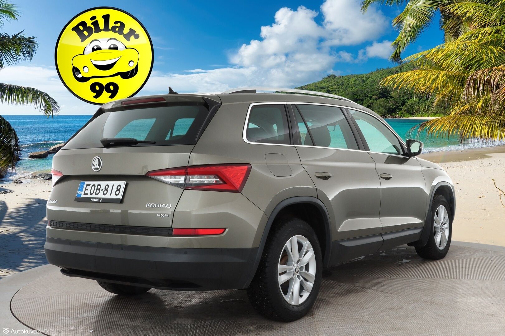 Skoda Kodiaq 2017 1,4 TSI 4x4 Style DSG Aut  / Jakohihna 04/25  / Webasto / Muistipenkki / Canton / Koukku / Adapt. vak / Key less / - Huikeat varusteet / Hyvä vetoauto /