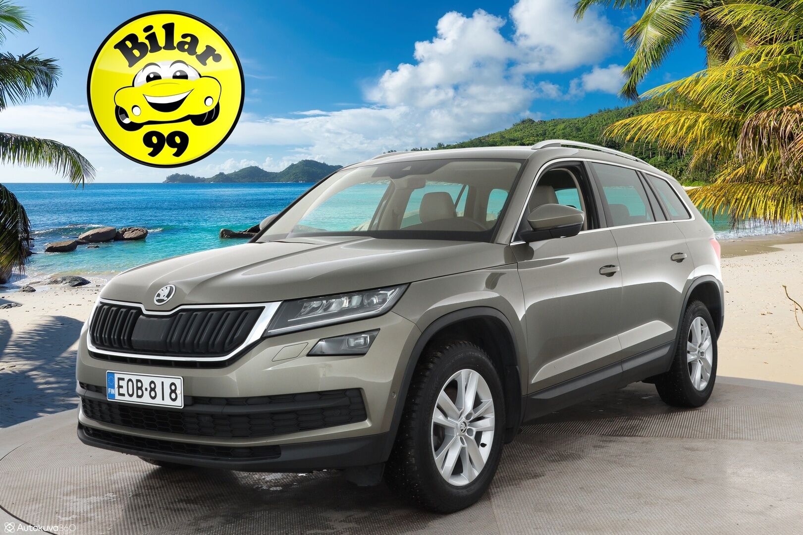 Skoda Kodiaq 2017 1,4 TSI 4x4 Style DSG Aut  / Jakohihna 04/25  / Webasto / Muistipenkki / Canton / Koukku / Adapt. vak / Key less / - Huikeat varusteet / Hyvä vetoauto /