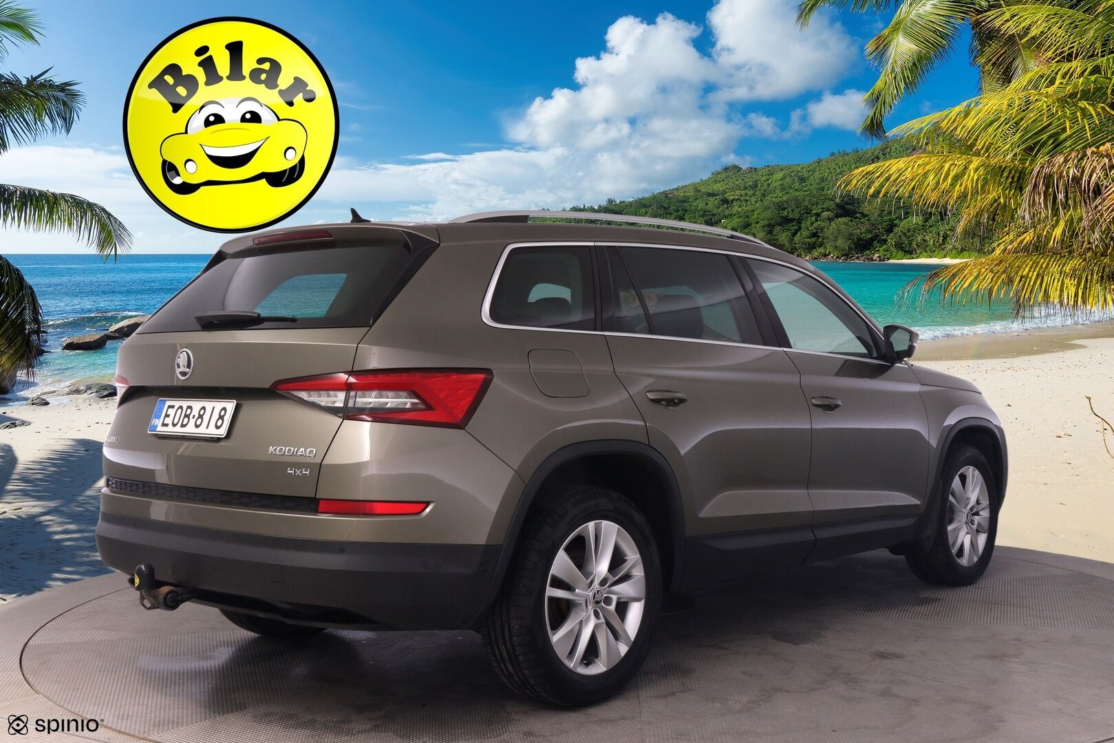 Skoda Kodiaq 2017 1,4 TSI 4x4 Style DSG Aut - | Webasto | Muistipenkki | Canton | Koukku | Adapt. vak | Keyless Go | Nahka-alcantara | 
