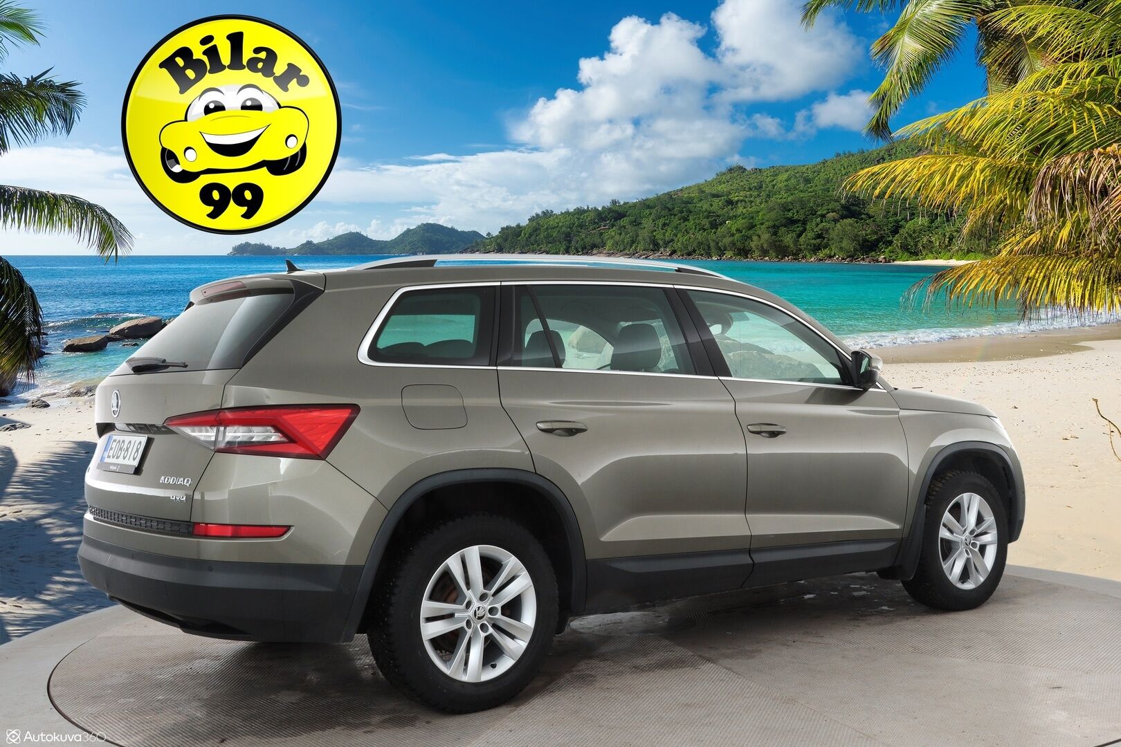 Skoda Kodiaq 2017 1,4 TSI 4x4 Style DSG Aut  / Jakohihna 04/25  / Webasto / Muistipenkki / Canton / Koukku / Adapt. vak / Key less / - Huikeat varusteet / Hyvä vetoauto /