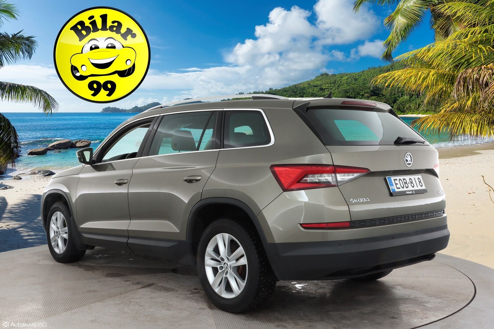 Skoda Kodiaq 2017 1,4 TSI 4x4 Style DSG Aut  / Jakohihna 04/25  / Webasto / Muistipenkki / Canton / Koukku / Adapt. vak / Key less / - Huikeat varusteet / Hyvä vetoauto /