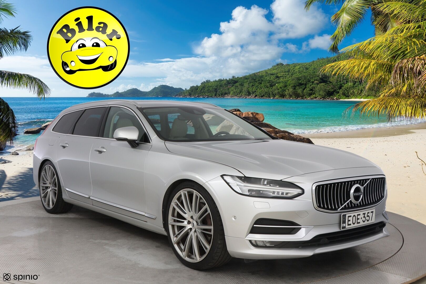 Volvo V90 2017 T6 AWD Inscription aut - Webasto | Bowers&Wilkins | ACC | Panorama | Peruutuskamera | Vaaleat Sporttinahat | Vetokoukku | Supervarusteet!