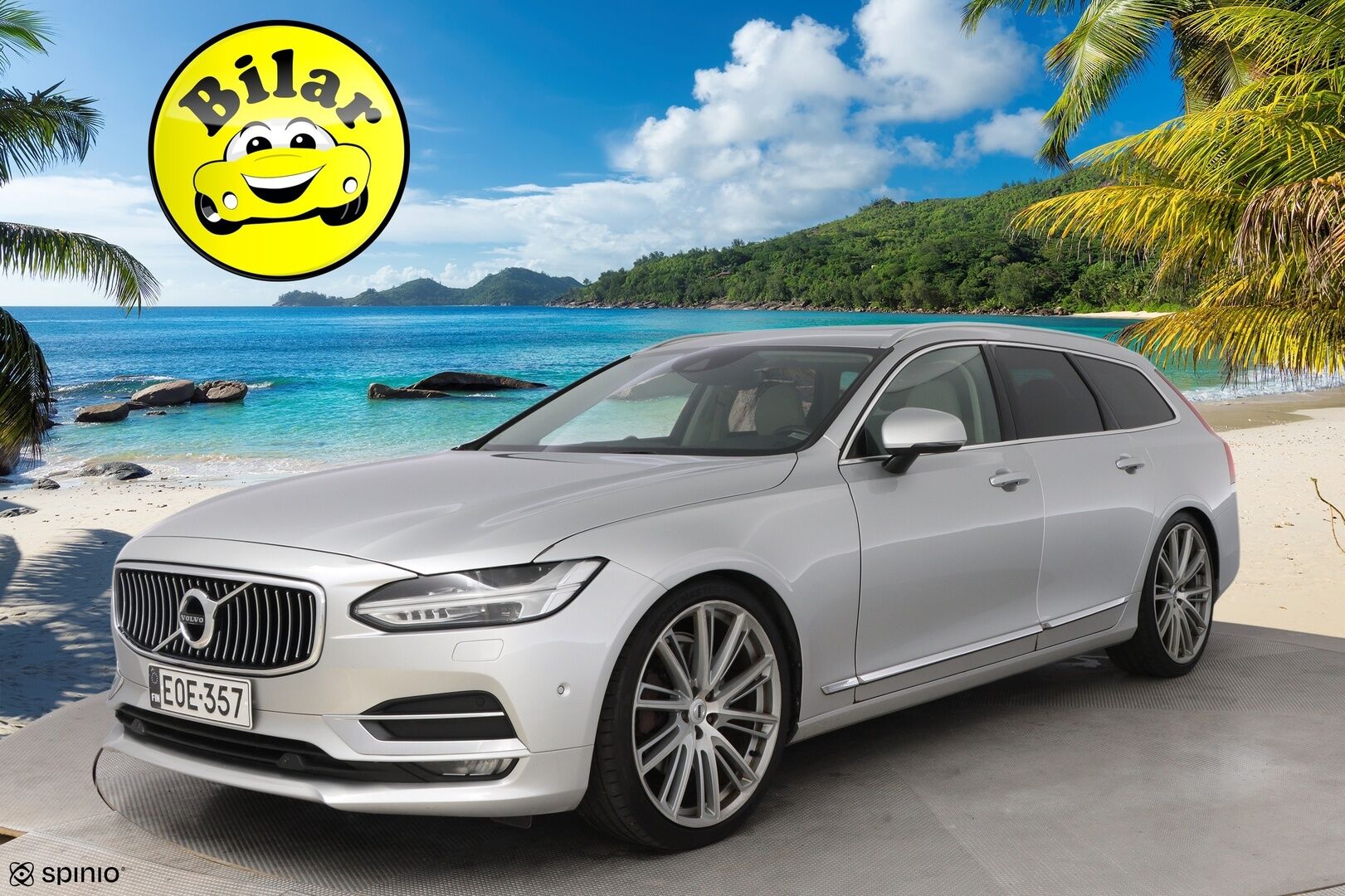 Volvo V90 2017 T6 AWD Inscription aut - Webasto | Bowers&Wilkins | ACC | Panorama | Peruutuskamera | Vaaleat Sporttinahat | Vetokoukku | Supervarusteet!