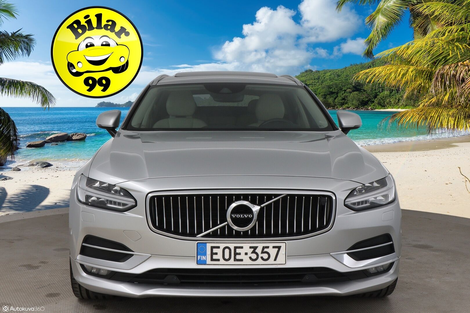 Volvo V90 2016 T6 AWD Inscription aut / B&W / Adapt. vak / Nahkat muistilla / VOC / P-kamera / Koukku - 3,99 % KORKOTARJOUS TÄHÄN AUTOON - 31.5. ASTI! - Harvinainen rehtibensa huippuvarusteilla! / Suomi-auto / 