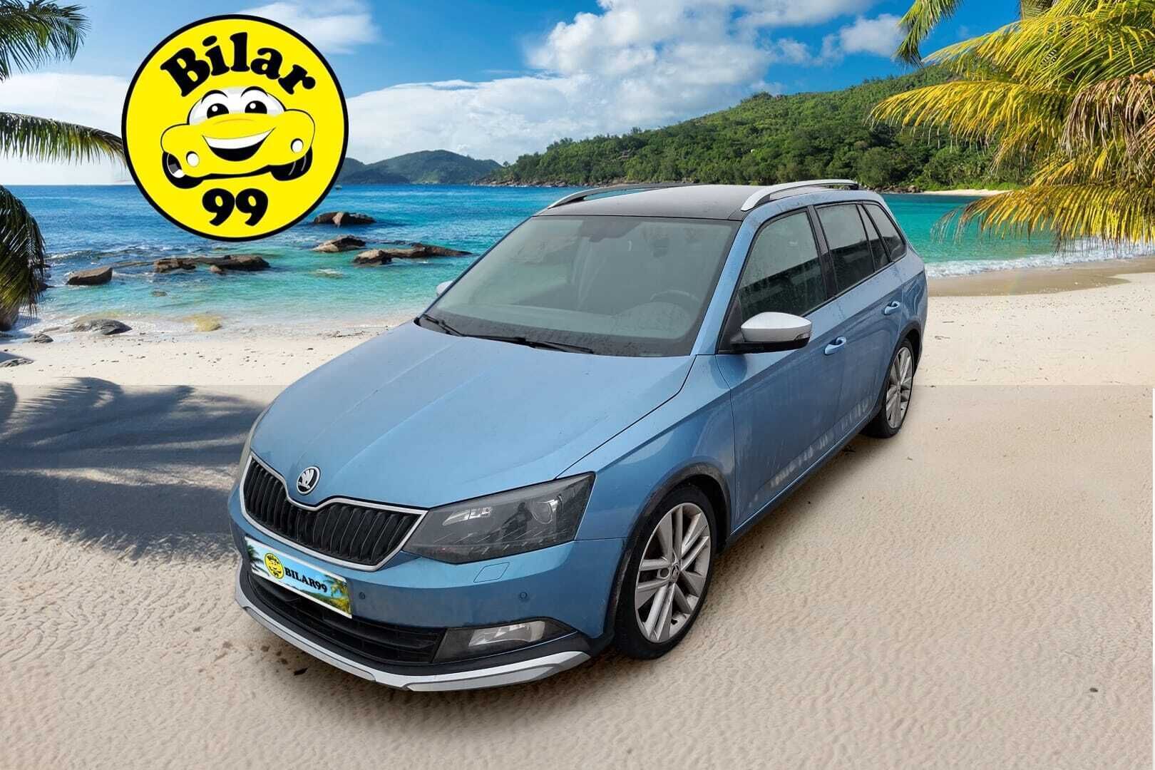 Skoda Fabia 2016 Combi 1,2 TSI 110 ScoutLine DSG Autom / Erikoisväri / Lasikattoluukku / Kahdet renkaat alumiinivanteilla