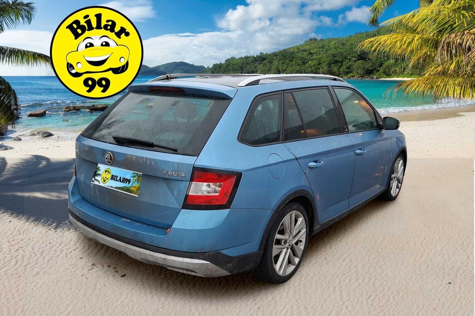 Skoda Fabia 2016 Combi 1,2 TSI 110 ScoutLine DSG Autom / Erikoisväri / Lasikattoluukku / Kahdet renkaat alumiinivanteilla