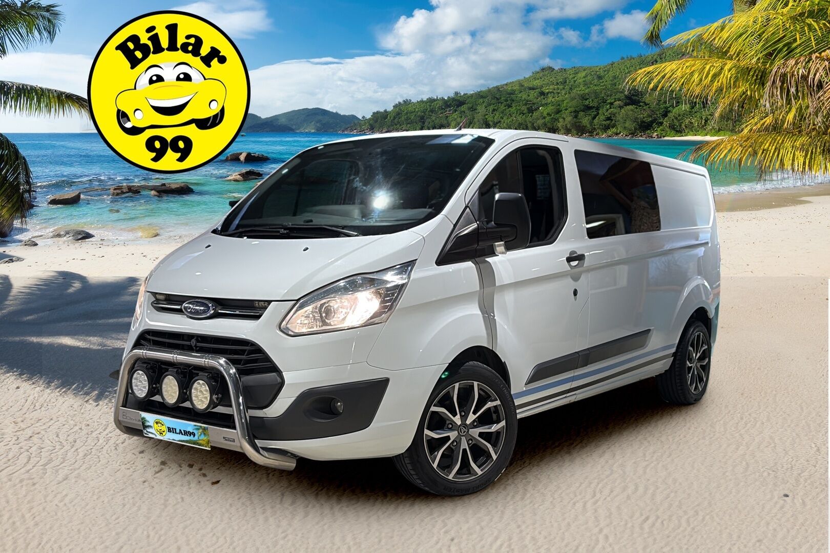 Ford Transit Custom 2016 340 2,0TDCi 130 hv 6-Paikkainen - ALV | 6-P |  Webasto | Lämm.tuulilasi | Peruutuskamera | Vetokoukku | Vakkari | Ei Adblue!