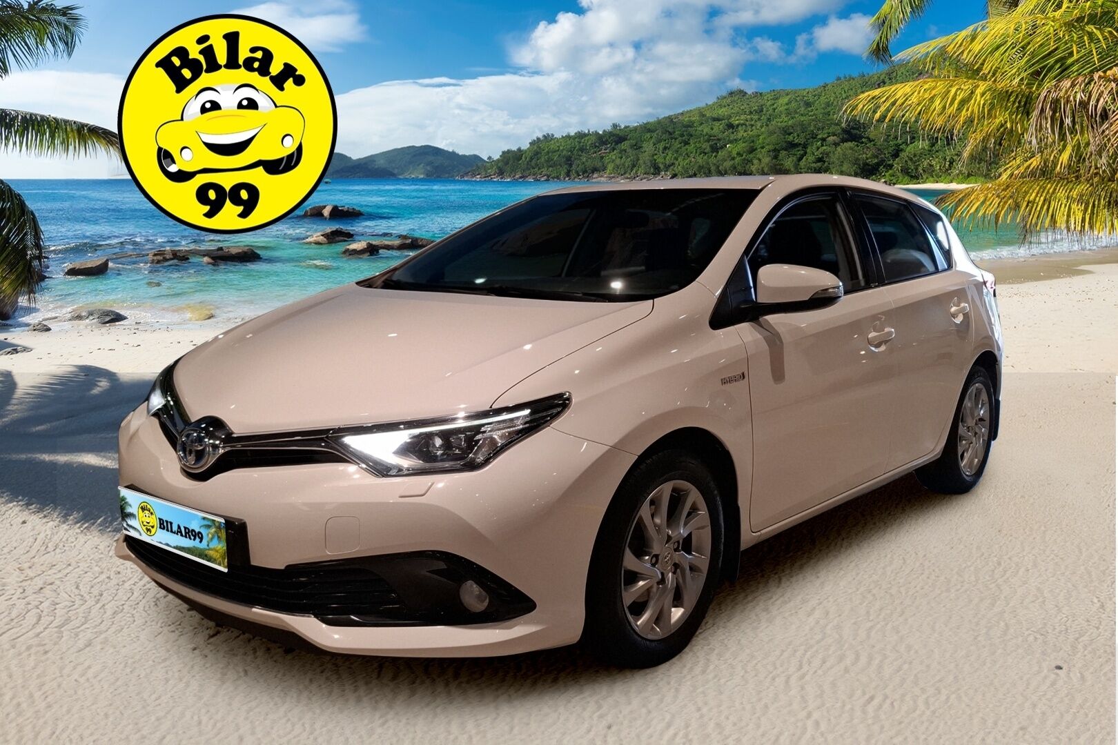 Toyota Auris 2016 1,8 Hybrid Active / Bi-Xenon / P.kamera / Vakkari / Navi / Lohkolämmitin - Siisti Suomi-auto merkkiliikkeen huoltohistorialla