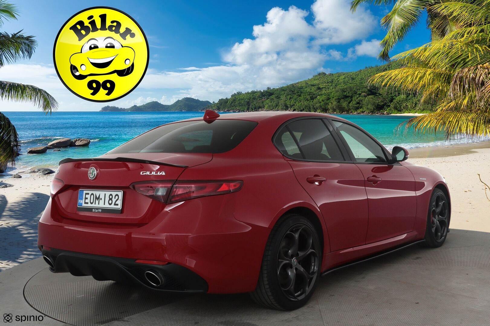Alfa Romeo Giulia 2017 2,0 Bensiini 280hp AT8 AWD Veloce *Vakkari / P.tutkat / Sporttipenkit / Muistipenkki / Bi-Xenon / KeylessGo* - Suomi-auto / Kahdet renkaat aluvanteilla 