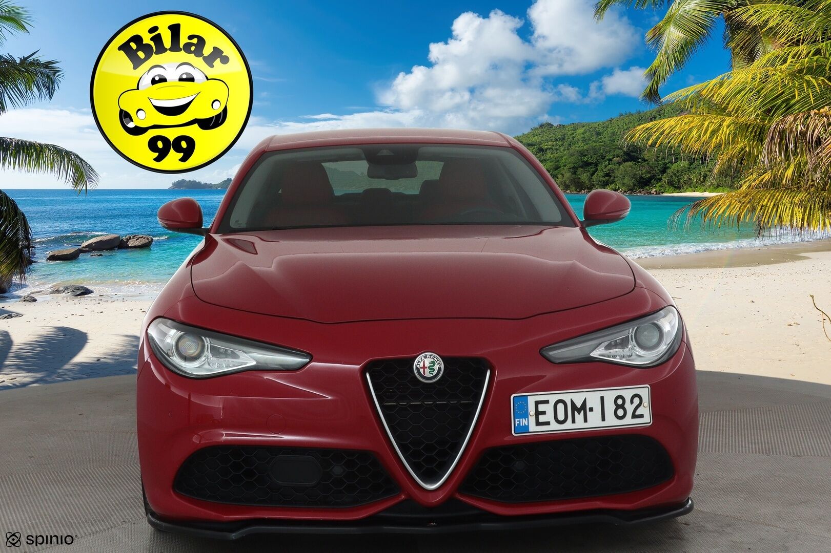Alfa Romeo Giulia 2017 2,0 Bensiini 280hp AT8 AWD Veloce *Vakkari / P.tutkat / Sporttipenkit / Muistipenkki / Bi-Xenon / KeylessGo* - Suomi-auto / Kahdet renkaat aluvanteilla 