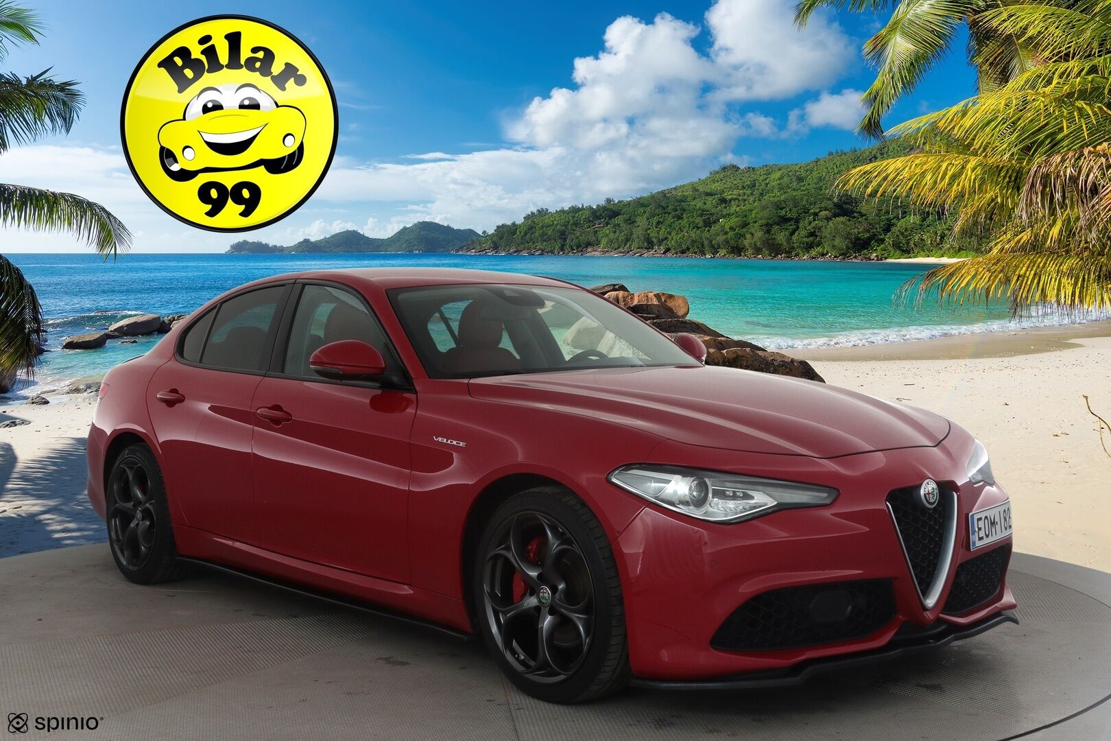 Alfa Romeo Giulia 2017 2,0 Bensiini 280hp AT8 AWD Veloce *Vakkari / P.tutkat / Sporttipenkit / Muistipenkki / Bi-Xenon / KeylessGo* - Suomi-auto / Kahdet renkaat aluvanteilla 