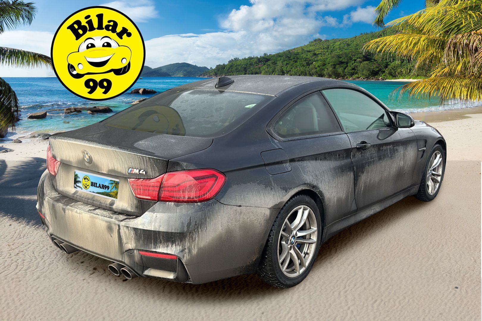 BMW M4 2019 F82 Coupe DCT A / H&K / SIISTI! / VALKOISET NAHAT! / HIILIKUITU KATTO! / - / Huippu siisti! / Keraaminen Pinnote! / Hiilikuitu katto! /