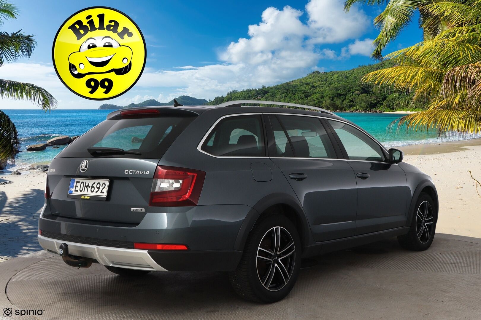 Skoda Octavia 2017 Combi 2,0 TDI 184 4x4 Scout DSG Autom. - Suomiauto / Webasto / Adapt.Vakkari / Koukku / Peruutuskamera / Lämmitettävä tuulilasi / Kaukovaloautomatiikka / BLIS / Huippuvarusteet!