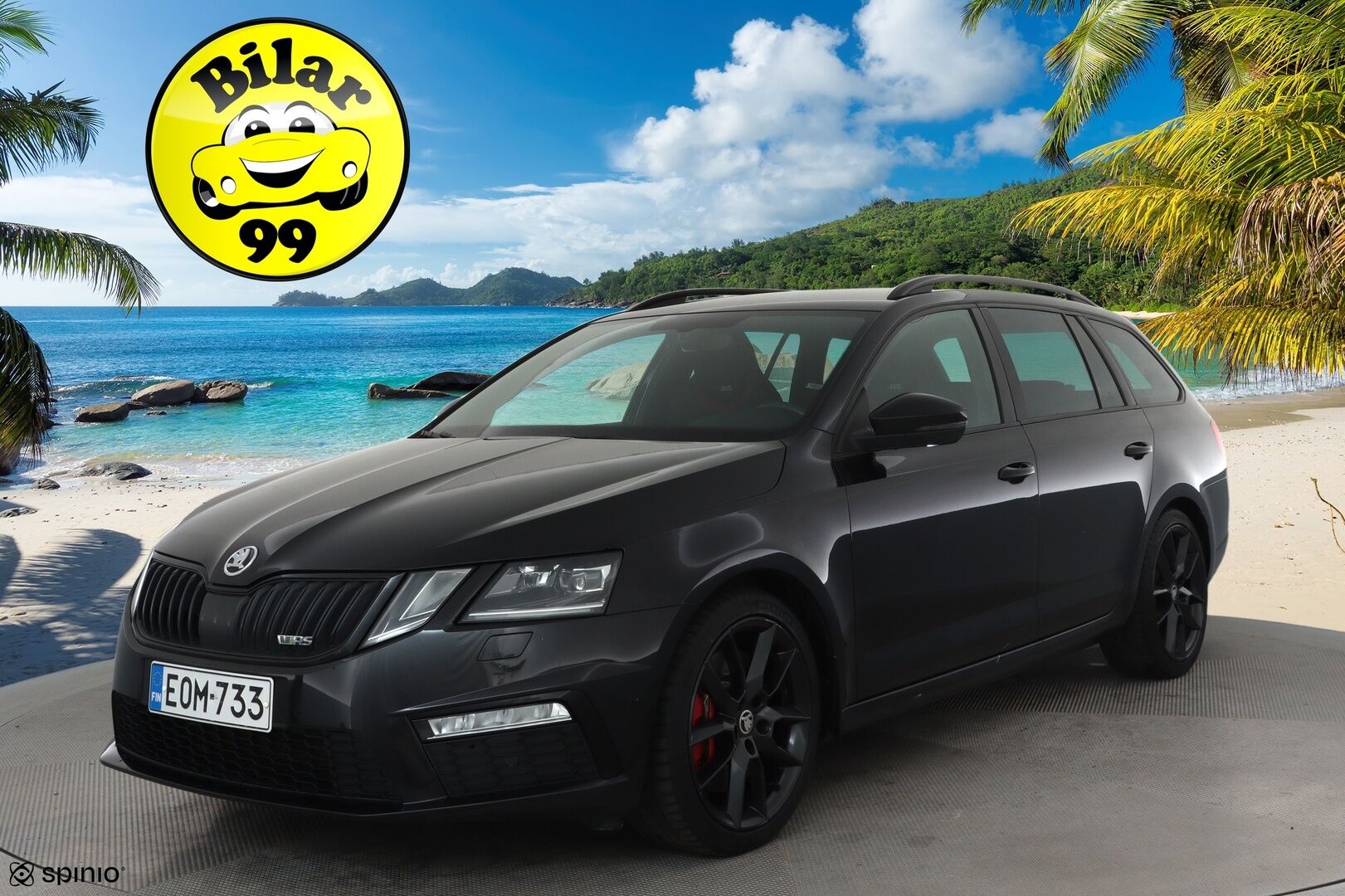 Skoda Octavia 2018 Combi 2,0 TSI RS Challenge DSG Autom. **Adapt vakkari / LED / Webasto / Canton / Koukku / Sporttipenkit** - Suomi-auto / Kahdet renkaat aluvanteilla