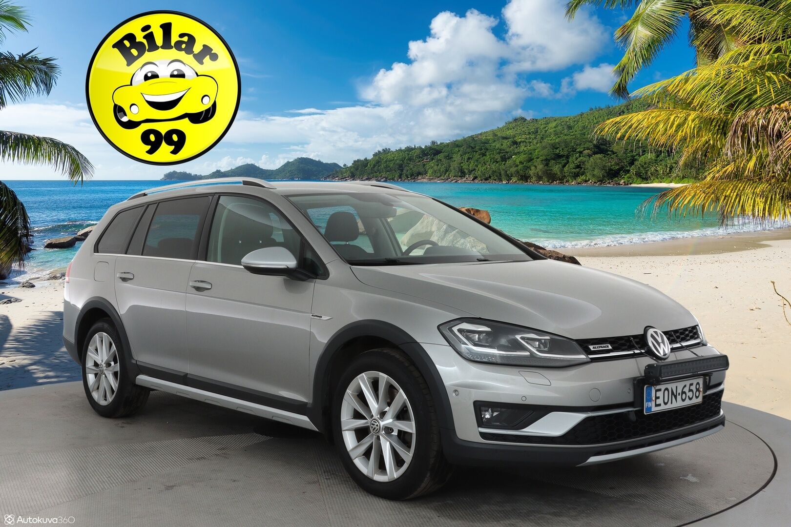 Volkswagen Golf 2017 Variant Alltrack 1,8 TSI 132 kW 4MOTION DSG **Digimittaristo / Adapt. vakkari / Webasto / Koukku / Keyless / Apple&Android** - Suomi-auto / Navi / LED / 