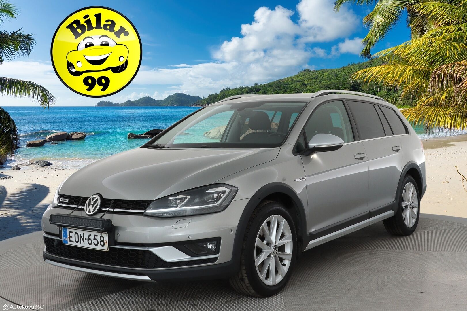 Volkswagen Golf 2017 Variant Alltrack 1,8 TSI 132 kW 4MOTION DSG **Digimittaristo / Adapt. vakkari / Webasto / Koukku / Keyless / Apple&Android** - Suomi-auto / Navi / LED / 