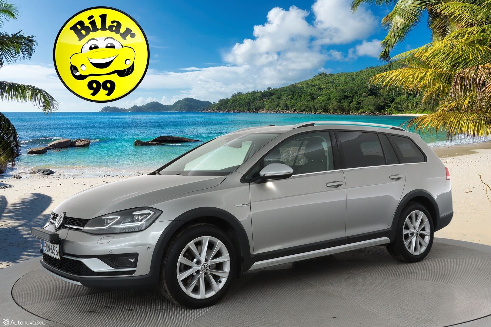 Volkswagen Golf 2017 Variant Alltrack 1,8 TSI 132 kW 4MOTION DSG **Digimittaristo / Adapt. vakkari / Webasto / Koukku / Keyless / Apple&Android** - Suomi-auto / Navi / LED / 