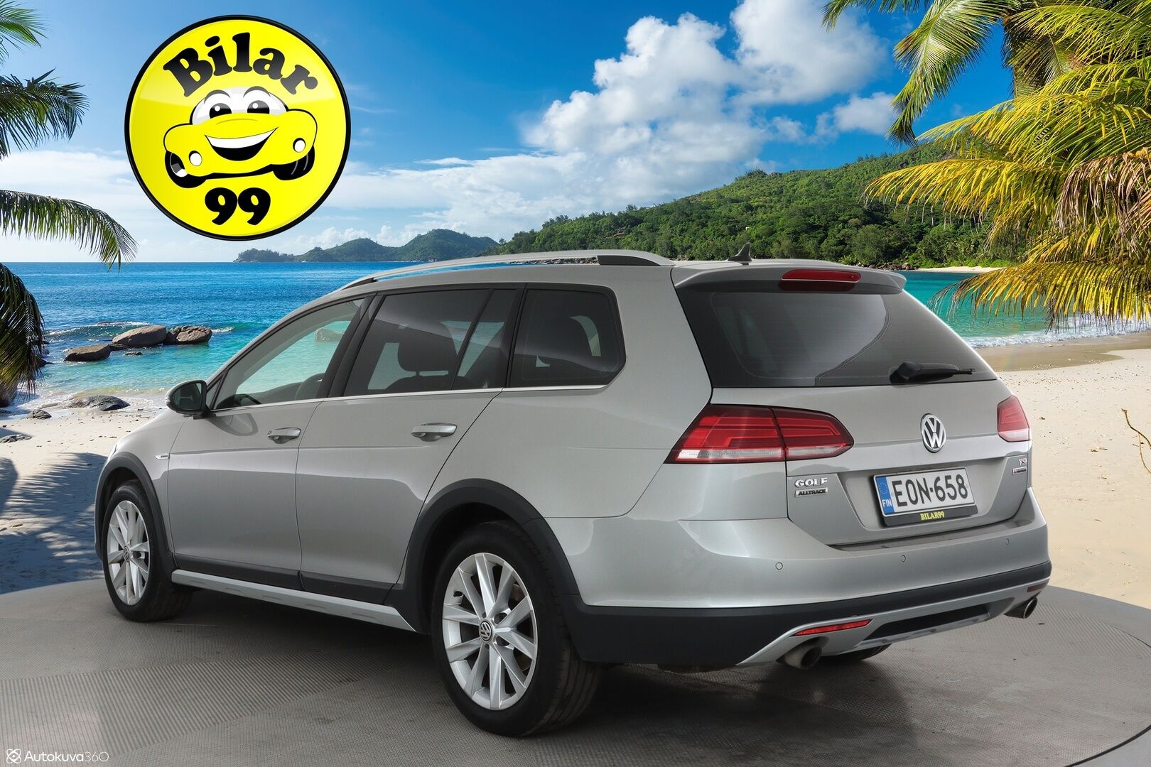 Volkswagen Golf 2017 Variant Alltrack 1,8 TSI 132 kW 4MOTION DSG **Digimittaristo / Adapt. vakkari / Webasto / Koukku / Keyless / Apple&Android** - Suomi-auto / Navi / LED / 